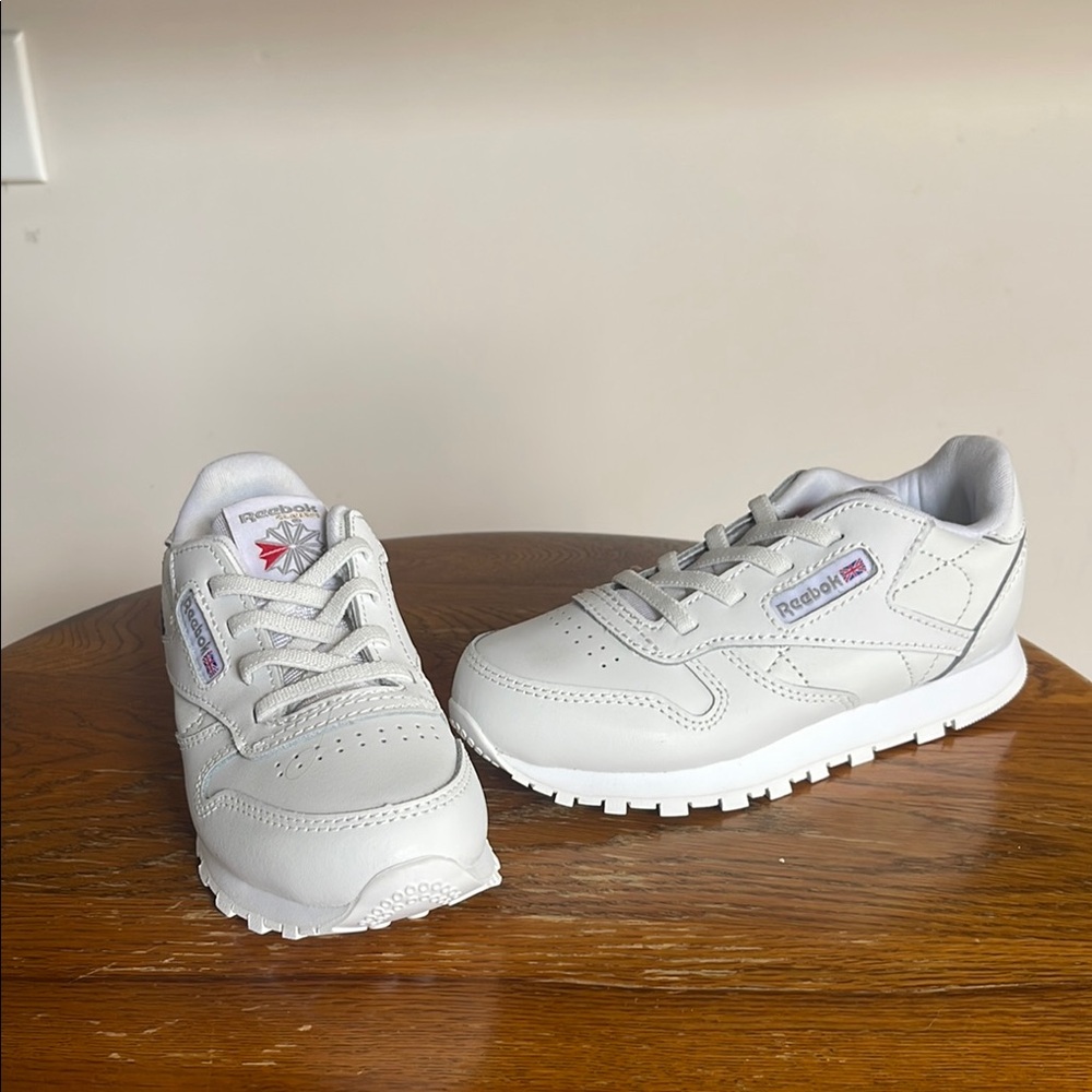 Reebok Kids Classic White Sneakers